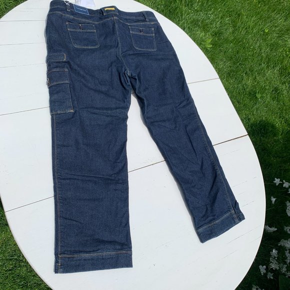 Women's Land’s End Wide Leg Flare Jeans 👖 — Size 18P x 30 - Picture 9 of 11